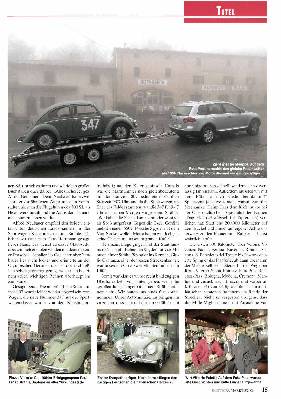 Mit dem legendäre Käfer auf den Spurer der Mille Miglia