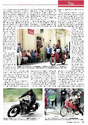 Die Mille Migliafür Motorräder: Langstreckenfahrt Milano-Taranto