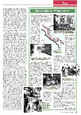Die Mille Migliafür Motorräder: Langstreckenfahrt Milano-Taranto
