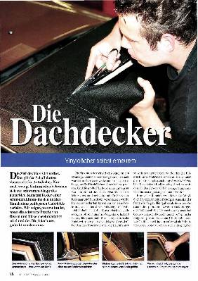 Vinyldächer selber erneuern
