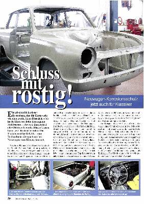 Neuwagen-Korrosionsschutz jetzt auch für Klassiker