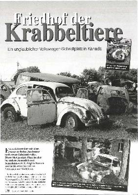 Ein unglaublicher Volkswagen-Schrottplatz in Kanada