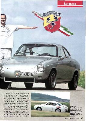 Cisitalia Abarih 350 Scorpione Allemano Coupé und Abarth Zagato 750 G T „Double BubbIw