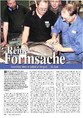Gewölbte Bleche selbst anfertigen, Teil 2
