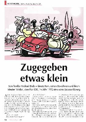 Michael Ende über den Fiat 500