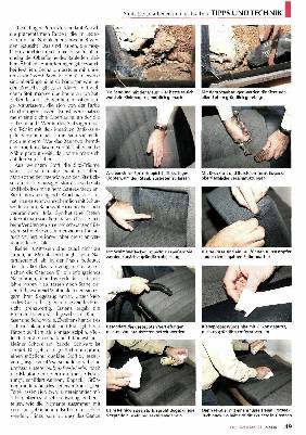 Stoffsitze aufarbeiten und nachfärben