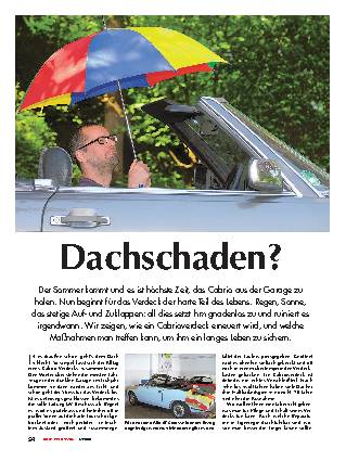 Cabriodächer reparieren