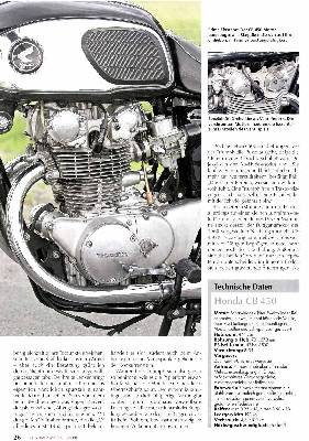 Honda CB 450 gegen die europäische Konkurrenz