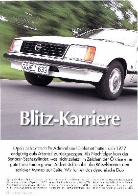 Opel Senator und Monza 