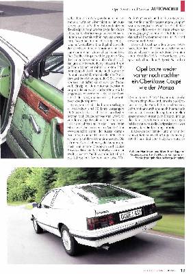 Opel Senator und Monza 