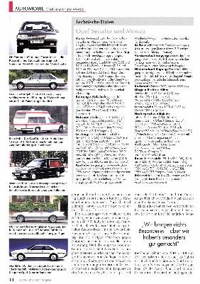 Opel Senator und Monza 