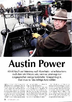 Im Austin Seven zurVeterama