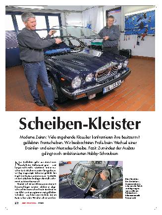Wechsel geklebter Scheiben
