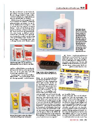 Handwaschpasten und Handreiniger