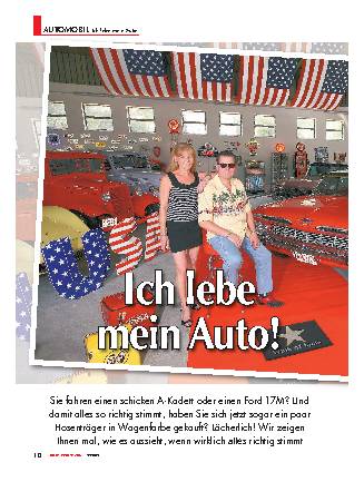 Ich lebe mein Auto