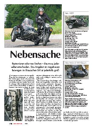 Marktübersicht: Beiwagen für klassische Motorräder 