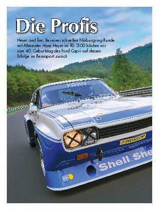 40 Jahre Ford Capri