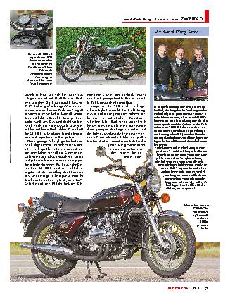 Honda Gold Wing – die Vierzylinder