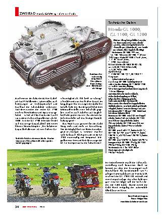 Honda Gold Wing – die Vierzylinder