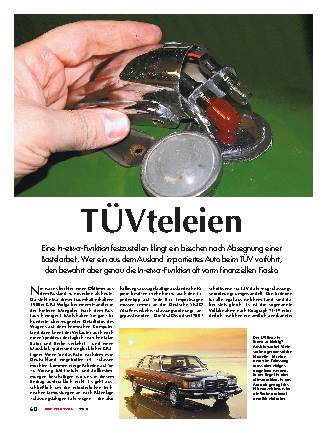 Import-Oldies TÜV-gerecht umrüsten