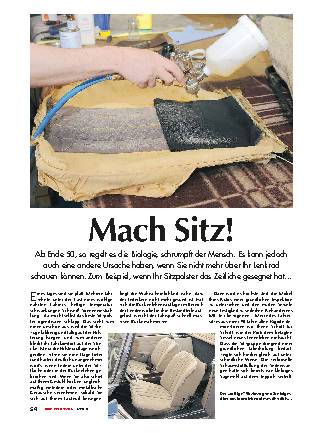 Sitze aufpolstern