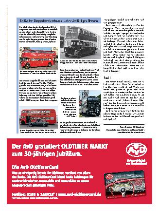 Britische Doppeldeckerbusse