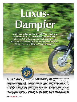 AJS 31 De Luxe
