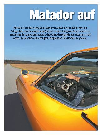Traumfahrt-Programm: Lamborghini Miura S