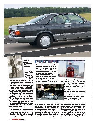 Bruno Sacco und der Mecedes C126