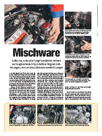 Motorradvergaser überholen