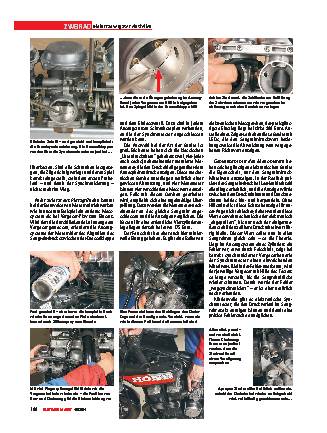 Motorradvergaser einstellen