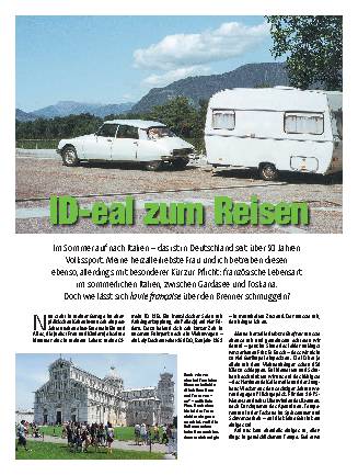 Citroen ID auf Toskanareise