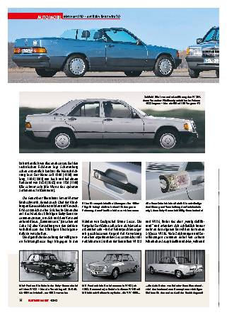 Mercedes 190 – der Baby-Benz wird 30