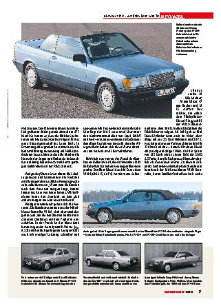 Mercedes 190 – der Baby-Benz wird 30