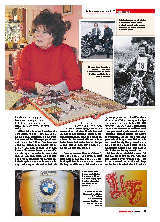 Ute Fuhrmann und ihre R 90S