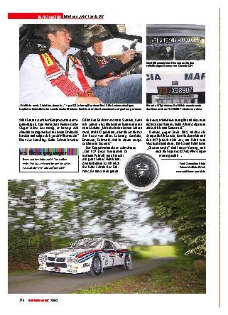 Röhrl und „sein“ Lancia 037