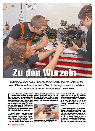 Azubis restaurieren