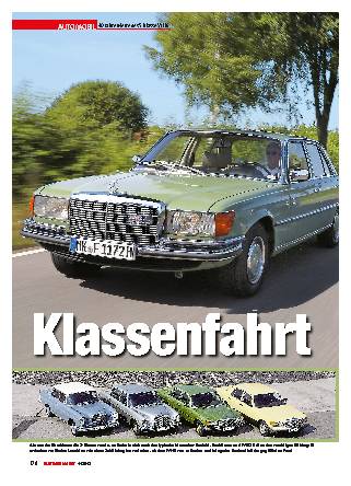 40 Jahre Mercedes S-Klasse W 116