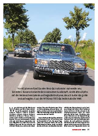 40 Jahre Mercedes S-Klasse W 116