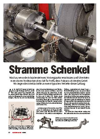 Überholen einer starren Vorderachse