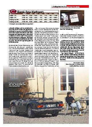 1. Frühlingsfahrt im TR 6