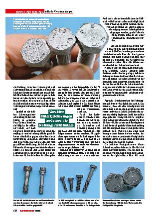 Kritische Verschraubungen