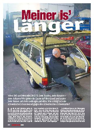 Volvo 240 vs. Mercedes 240 TD