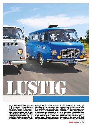 Barkas B1000 vs. Ford Transit vs. VW T2a
