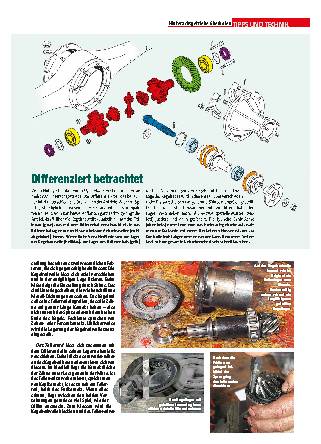 Hinterachsgetriebe überholen