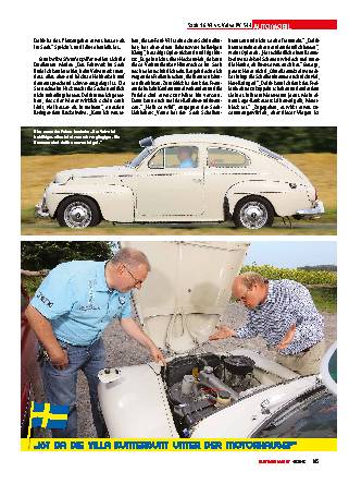 Saab 96 V4 vs. Volvo PV 544