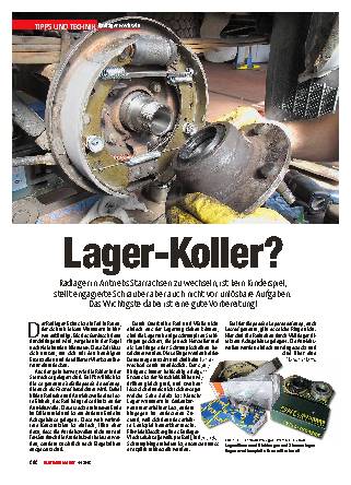 Radlager wechseln