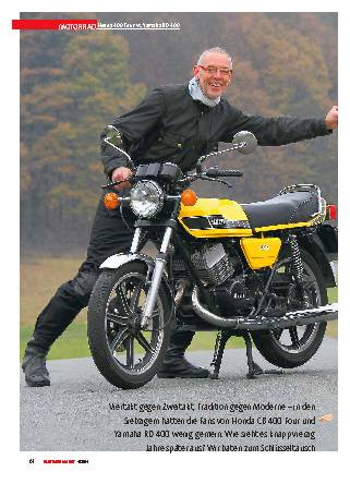 Honda 400 Four vs. Yamaha RD 400