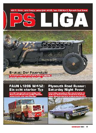 Brutus, Lotus, Omgea, Lamborghini LM 002, Faun L1206 W/45Z, Plymouth Roadrunner