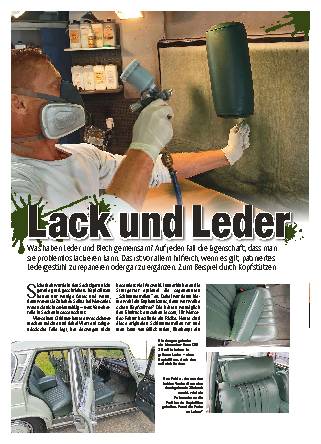 Leder farblich anpassen